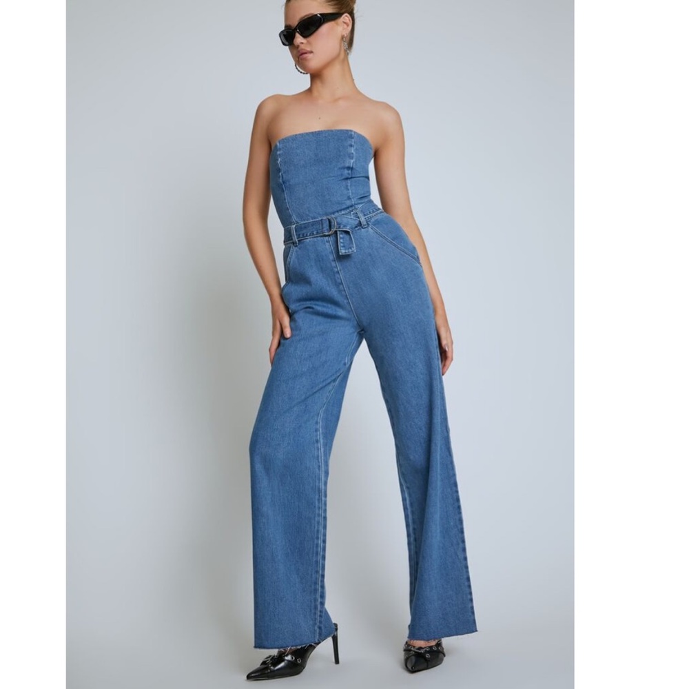 NWT denim jumpsuit